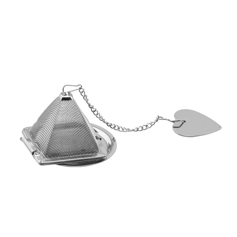 304不锈钢金字塔滤茶器泡茶器茶包茶道配件茶球卤料篮味宝调料球