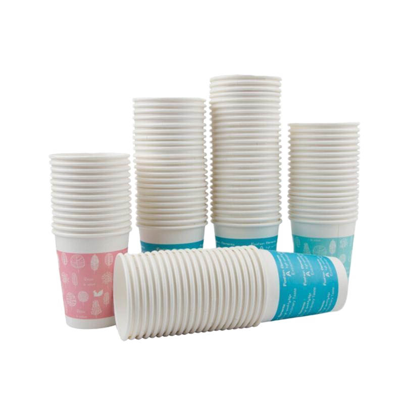 得力 YC 9563 加厚一次性纸杯水杯 50只/袋