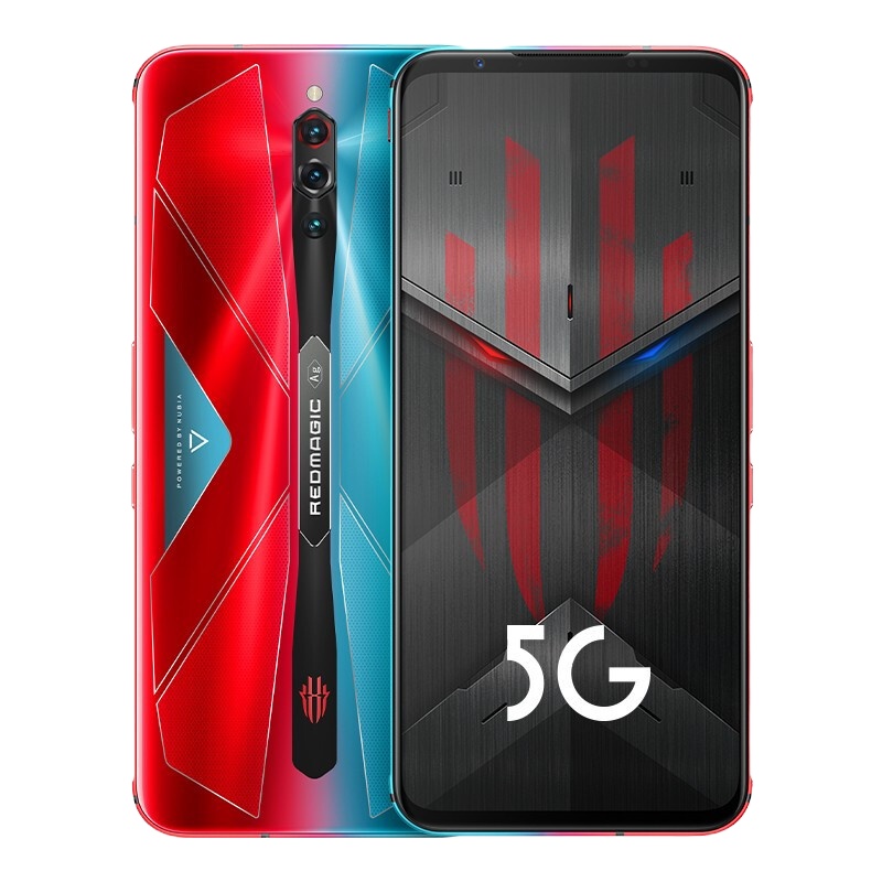 努比亚(nubia) 红魔5S 全网通 5G双模 12GB+256GB 赛博霓虹 骁龙865 移动联通电信5G智能游戏电竞手机 红魔5S 5g游戏手机