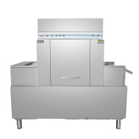 Shentop 大型 商用不锈钢刷碗机器 单杠双喷淋履带式洗碟机 STW-K16