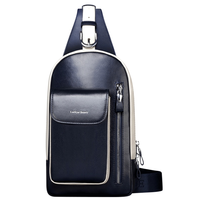 【顺丰配送】斜肩包男士休闲包小包包胸前包小挂包男单肩包胸包男包男生斜挎包