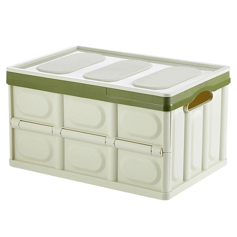 intermail 汽车后备箱收纳箱储物箱车内收纳盒车载置物整理车用用品大全折叠【绿色】