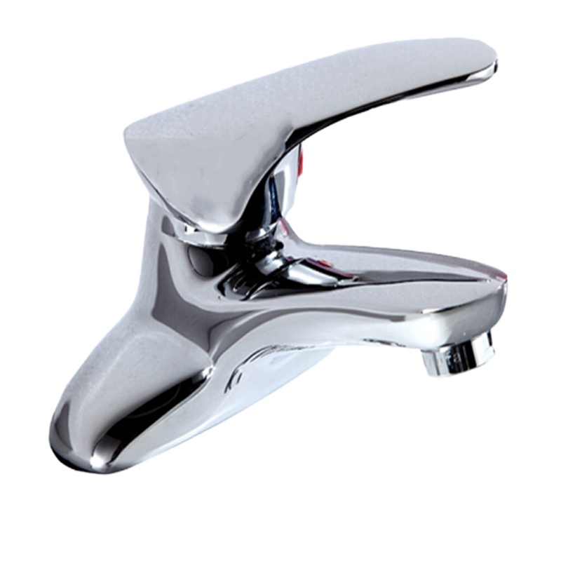 新港泉（xingangquan）卫浴 双孔面盆水龙头 全铜冷热混水阀 洗脸盆 洗手盆龙头 6061