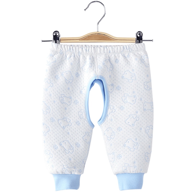 藤之木工房男女童裤子秋冬宝宝儿童长裤婴儿开裆裤保暖韩版童装