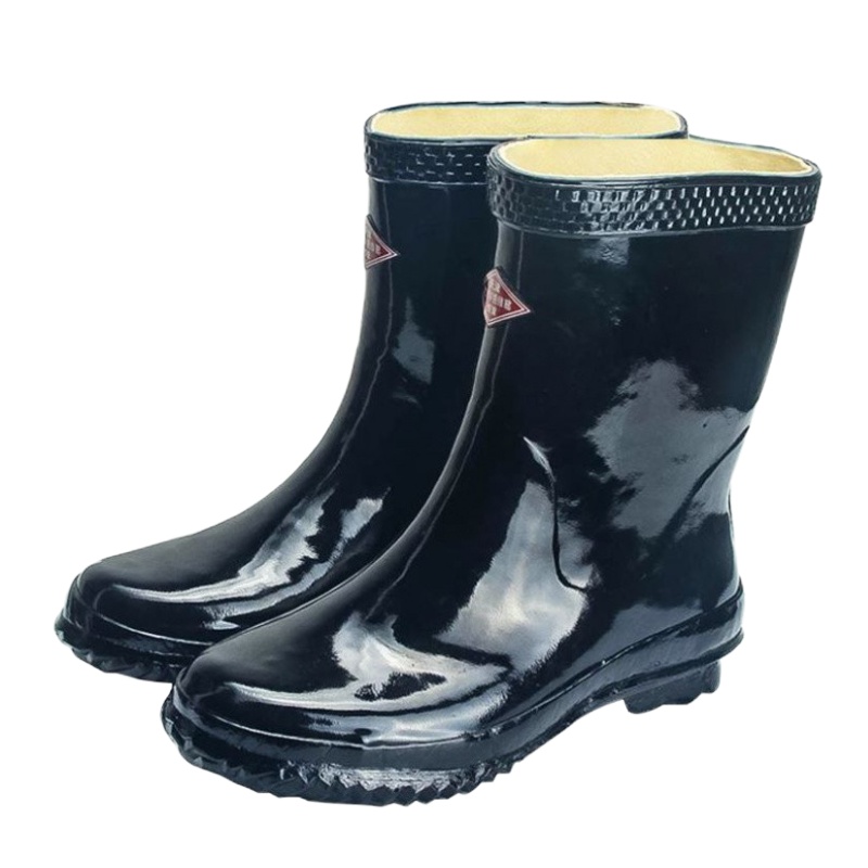 20kV绝缘雨鞋 耐压等级29KV 绝缘橡胶 筒高约25厘米