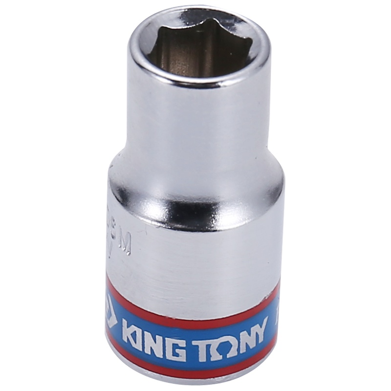 藍帶 1/4"DR.手动标准六角套筒 233506M