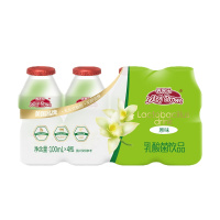 界界乐JelleyBrown 儿童乳酸菌饮料 原味100ml*4瓶 经典版常温果汁饮品