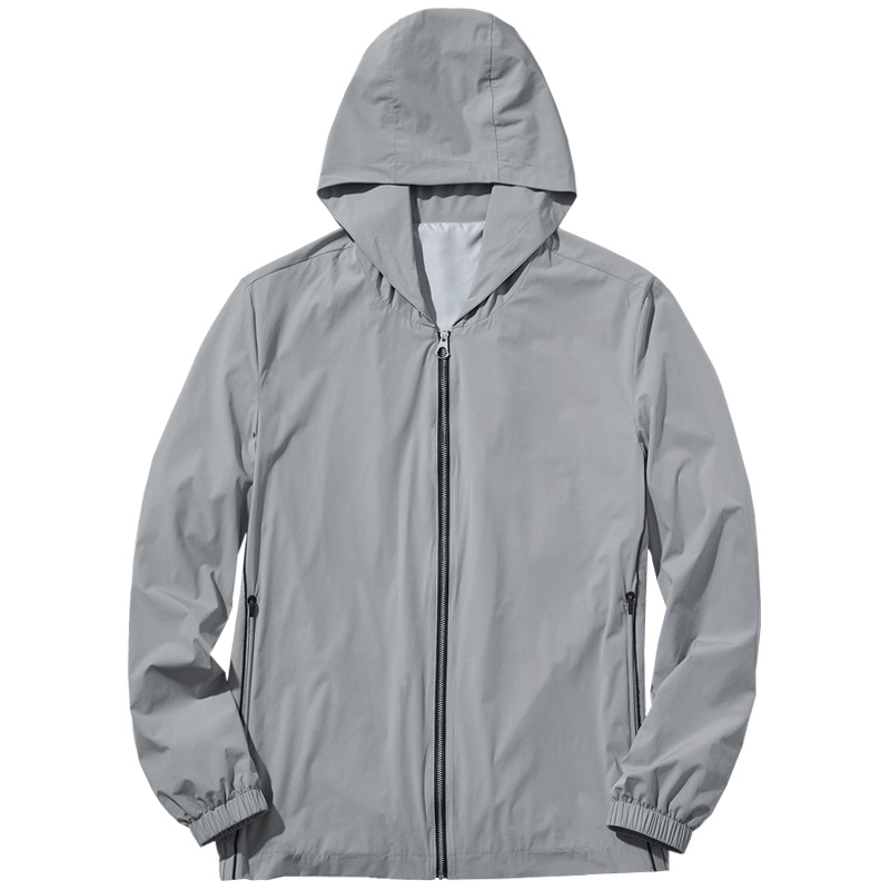 千纸鹤连帽夹克男2019春季新款韩版弹力户外运动休闲外套男30109