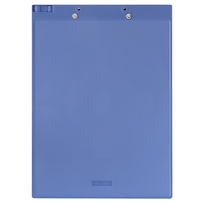 得力 9240 A4带刻度金属强力文件夹 深蓝