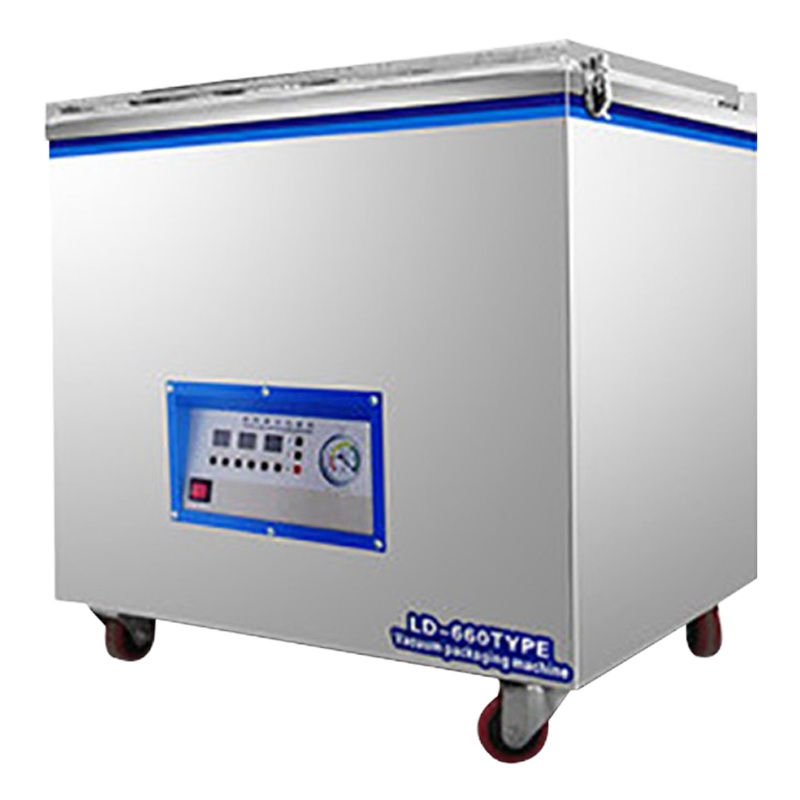 乐创(lecon)真空机全自动干湿两用抽大米封口机商用米砖真空包装机工业塑封机 LD600-双泵