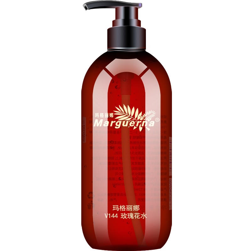 玫瑰纯露玛格丽娜玫瑰花水500ml爽肤水持久保湿快速补水保湿水玫瑰水V144