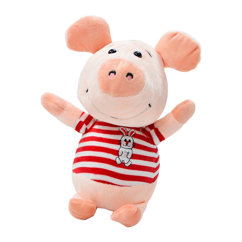 SCP 条纹小猪毛绒玩具 SCP-1675 款式随机礼品公仔(个)