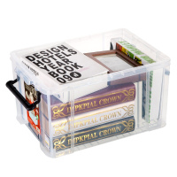 8203透明整理箱55L环保塑料收纳箱套装透明家用整理箱