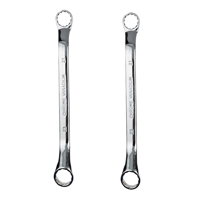 钢盾SHEFFIELD 公制精抛光双梅花扳手21X23mm S017621