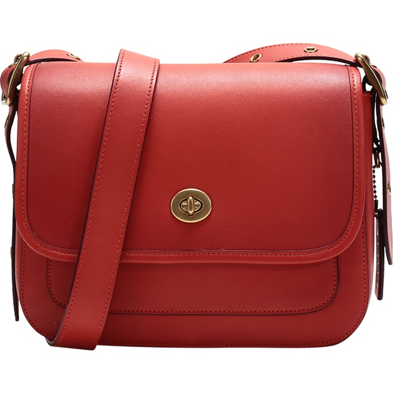 COACH 蔻驰 女款专柜款RAMBLER系列皮革单肩斜挎包 89127