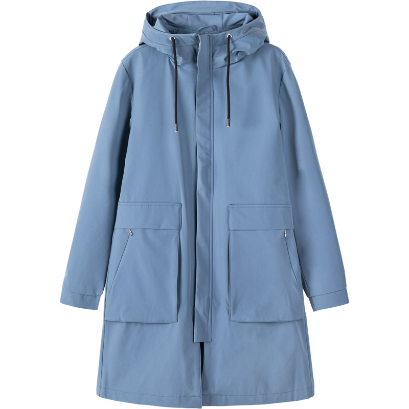 【满198减100预估价：69】森马风衣男青年2020春季新款中长款抽绳连帽潮流帅气韩版男装外套