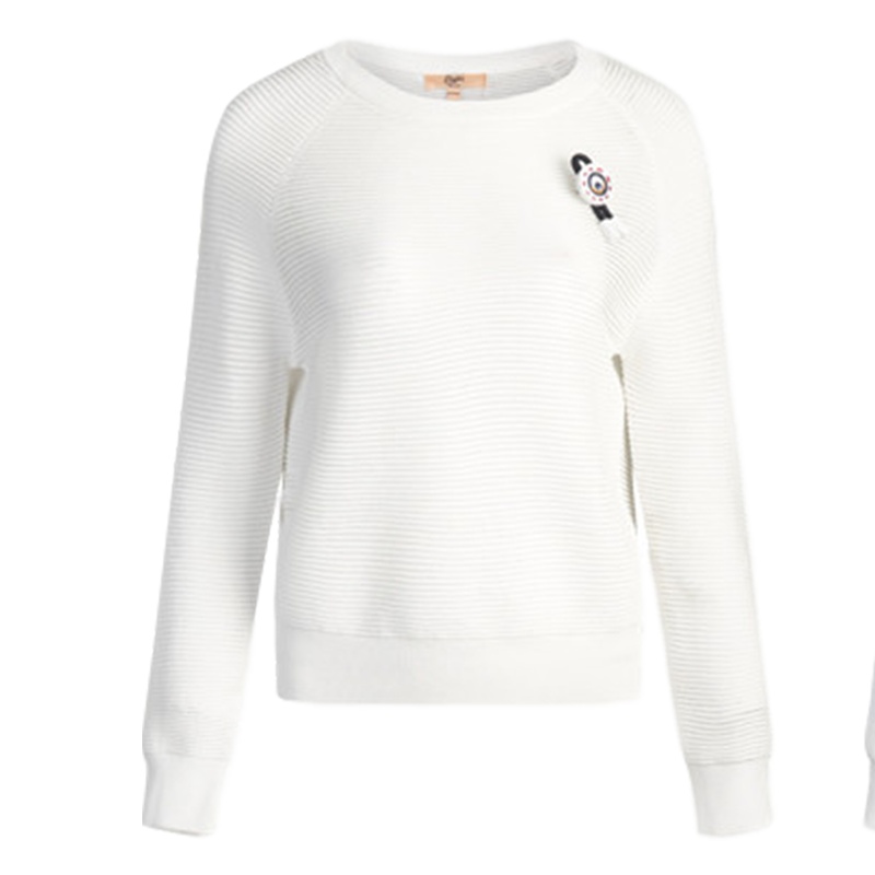 【福利款】拉夏贝尔镂空长袖套头卫衣