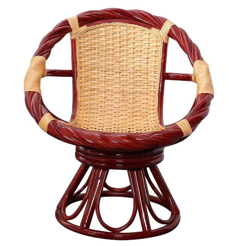 鑫环境户外休闲藤椅真藤椅真藤椅休闲坐椅办公椅靠背椅茶楼椅户外阳台藤编藤椅三件套单件