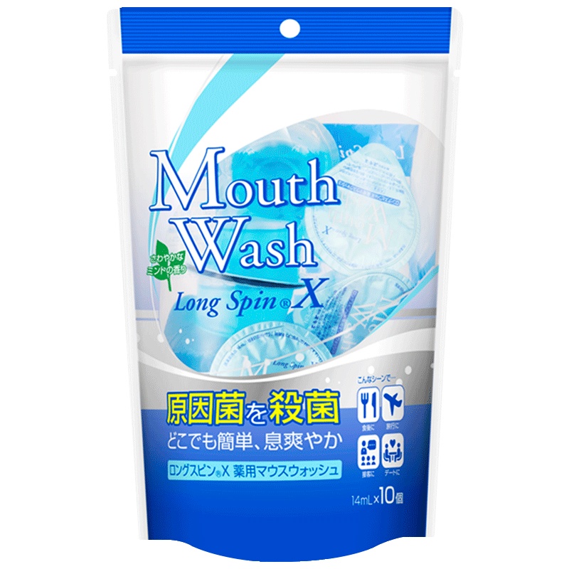 Okina 果冻型便携式漱口水14ml*10个装 薄荷味