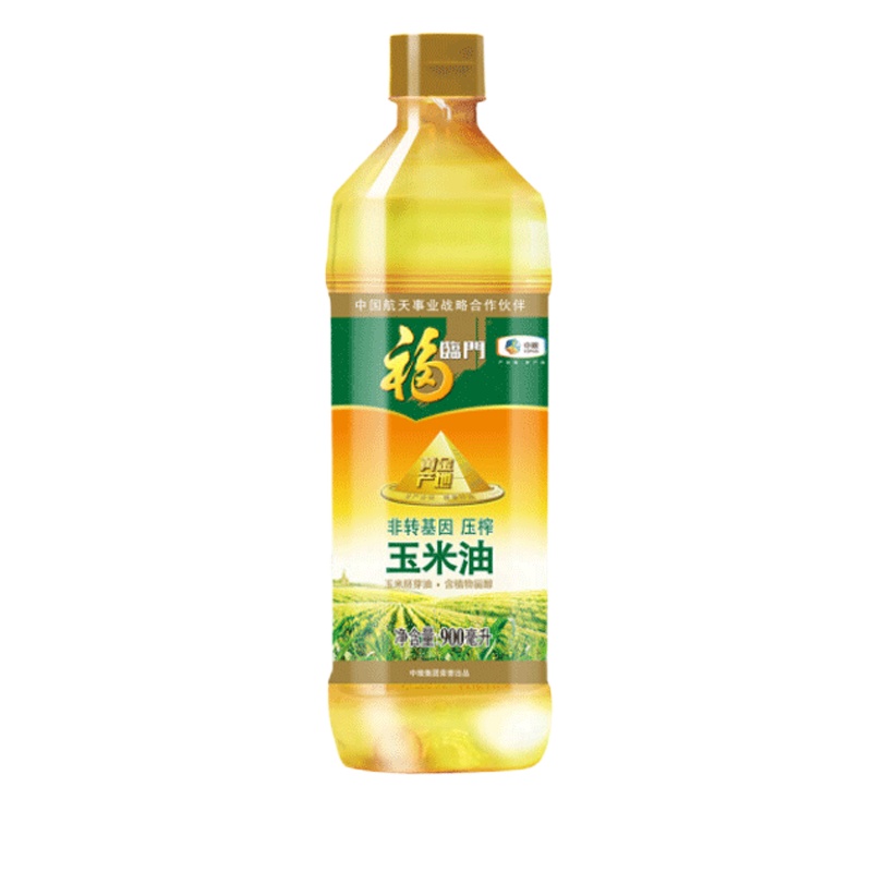 福临门 黄金产地玉米油 900ML / 桶
