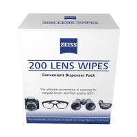 蔡司（ZEISS）镜头清洁 眼镜清洁纸巾 镜片清洁 擦镜纸 擦眼镜 擦相机 消毒除菌湿巾 清洁湿巾200片装