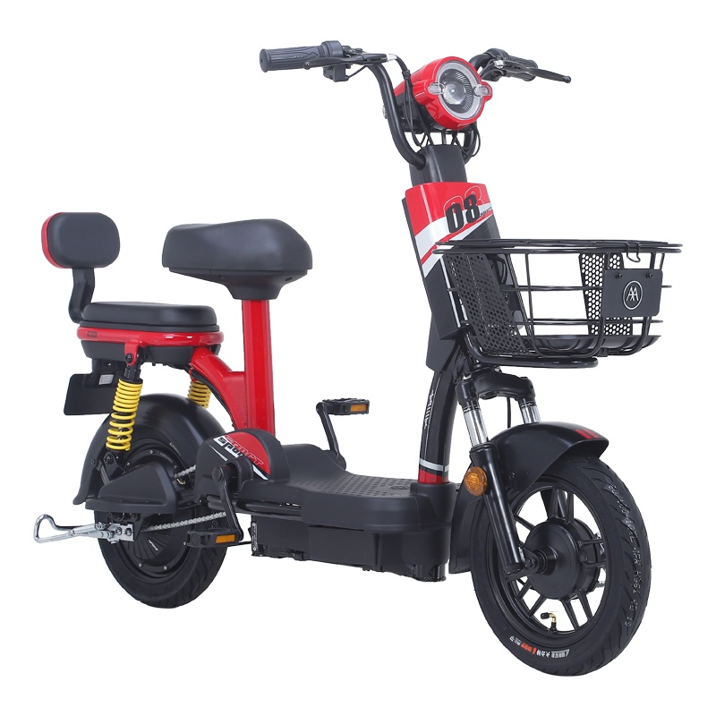 爱玛（AIMA）皮卡丘2.0 电动自行车 48V12AH 铅酸电池 时尚休闲电动自行车 青柠绿