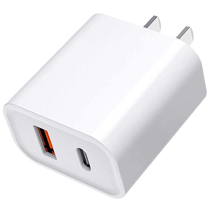 苹果PD双口快充充电器USB接口type-c接口二合一通用iPhone12华为小米vivo oppo充电头