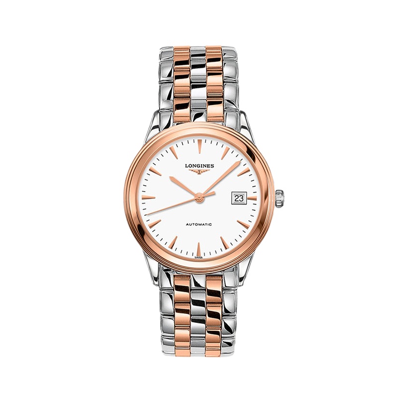 LONGINES浪琴 军旗系列 钢带自动机械男表L4.874.3.92.7