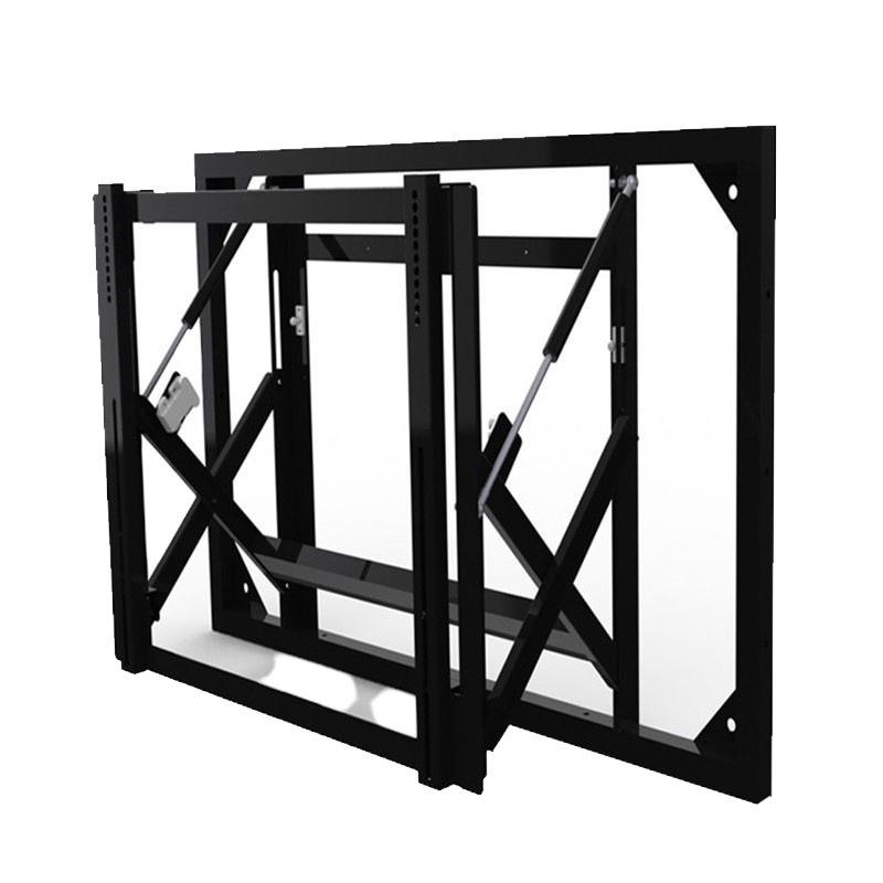 ZSTC华视美液晶拼接屏液压前维护支架55英寸电视墙屏幕支架商显专用伸缩壁挂架