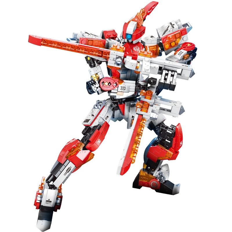 铠甲勇士超级机甲拿瓦茨纳米维思积木奥迪双钻儿童人偶玩具