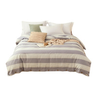 婵思 时尚纯棉老粗布单被套