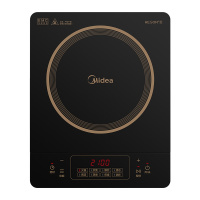美的(Midea)电磁炉8档火力家用多功能电磁灶爆炒触控式微晶面板大线盘智能电磁炉 C21-Simple103