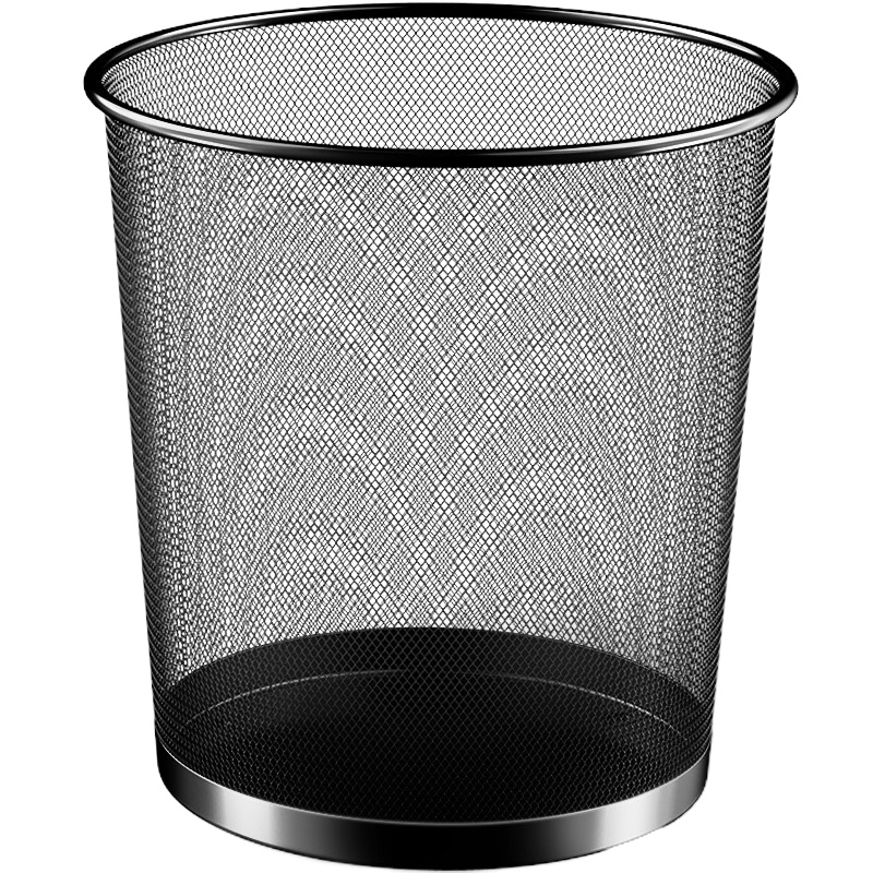 五月花 分类垃圾桶 12L大号φ265mm稳固金属丝网垃圾篓 办公室居家纸篓 B265