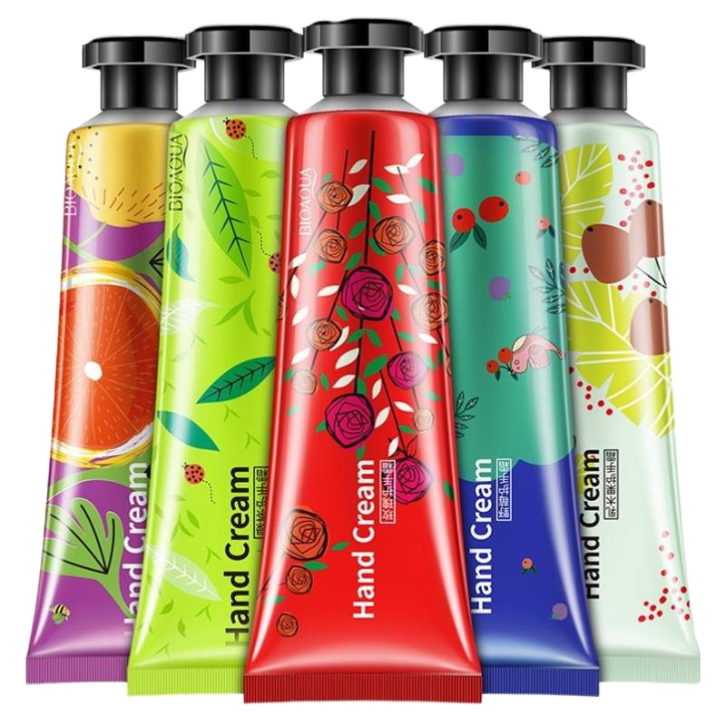 递乐(DiLe)植萃香氛护手霜 补水保湿温和滋润水嫩防干燥去死皮护手霜 10支装