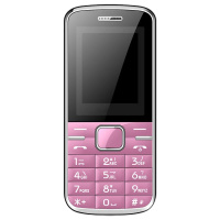 移动老人手机直板按键老年手机大字大声超长待机老人机女学生 粉色 蝴蝶版（2.0寸屏）