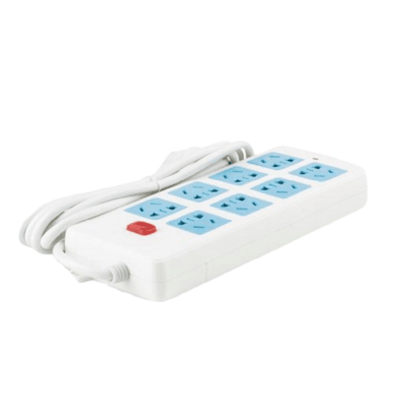 晨光标朗3米线总控双排8孔插座AEA98631.