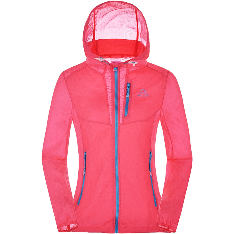 伯希和户外风衣皮肤皮男女情侣防晒衣夏沙滩轻薄防晒服锦纶防风耐磨透气短款运动防晒衣