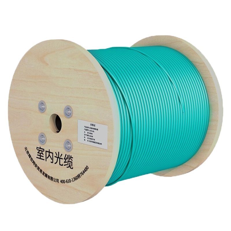 辉宏时代光纤室内多模万兆光缆4/6/8/12/24/48芯OM3OM4光纤线国标电信级 GJFJV-6A1a-OM4