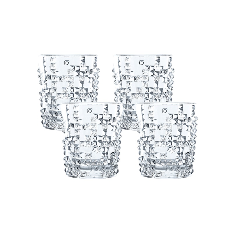德国奈赫曼NACHTMANN 朋克-威士忌/水杯通用杯水晶玻璃杯 4只装