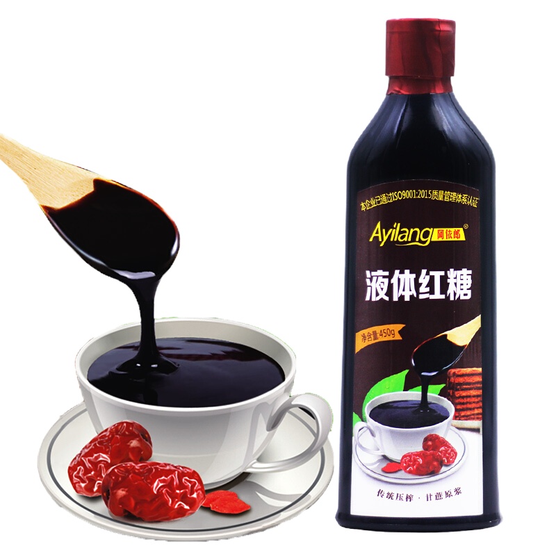 阿依郎液体红糖450g*2瓶
