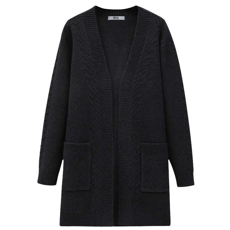 雪中飞针织外套女秋装新款小清新毛衣女 甜美慵懒风开衫外套