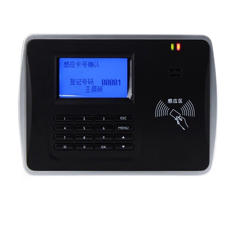 科密KQ32C考勤机 刷IC感应卡智能打卡机 员工上下班签到机 网络版TCP/IP通信 停电可打卡