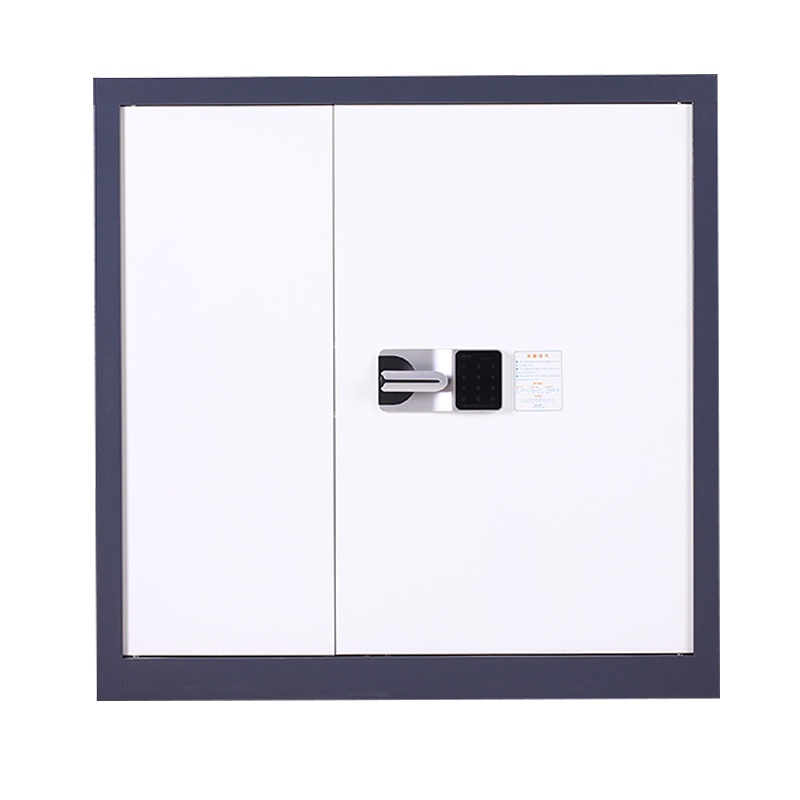 振奥 钢制电子保密柜密码档案柜资料办公柜保密文件铁皮柜 单节蓝白套色国保密码锁内二抽