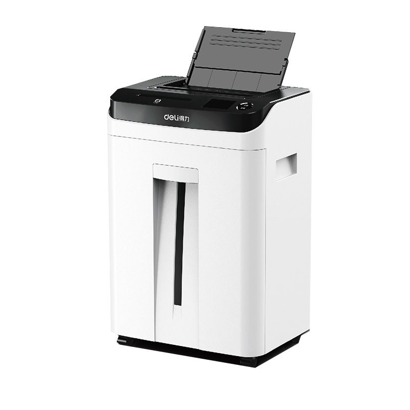 得力deli9922办公家用电动碎纸机 低音自动连续碎纸5级保密粉碎机