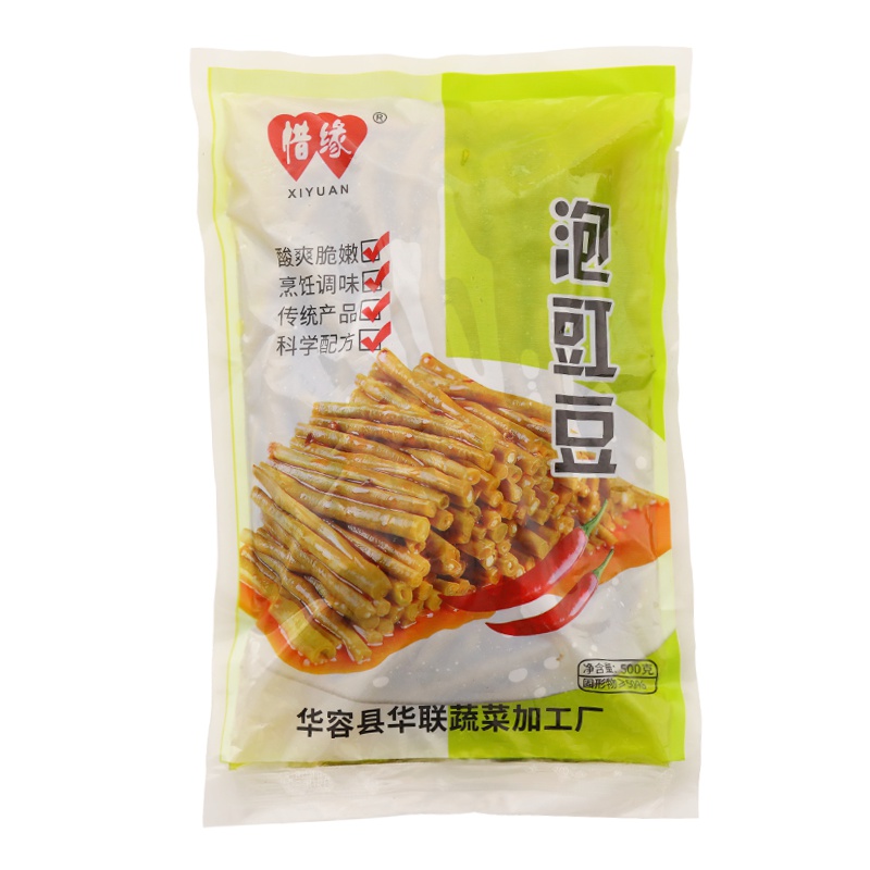 惜缘 泡豇豆 500g/1袋 酸爽脆嫩 下饭神器酸豆角 脆酸豇豆下饭菜