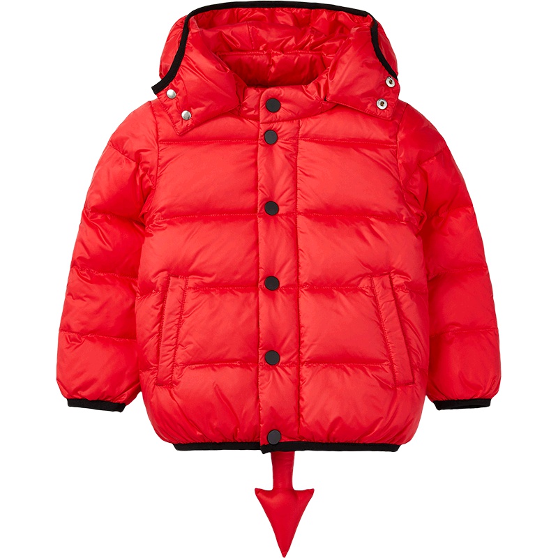 波司登童装2018男女儿童保暖可爱小恶魔装饰羽绒服