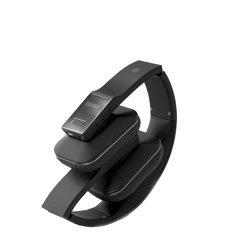 Edifier/漫步者 W688BT便携折叠头戴式蓝牙耳机无线耳机运动耳麦立体声3.5mm插孔 黑色