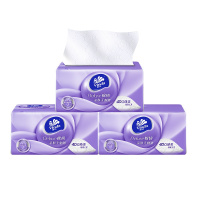维达立体美抽纸3层110抽*6包棉韧系列无香成人婴儿纸批发