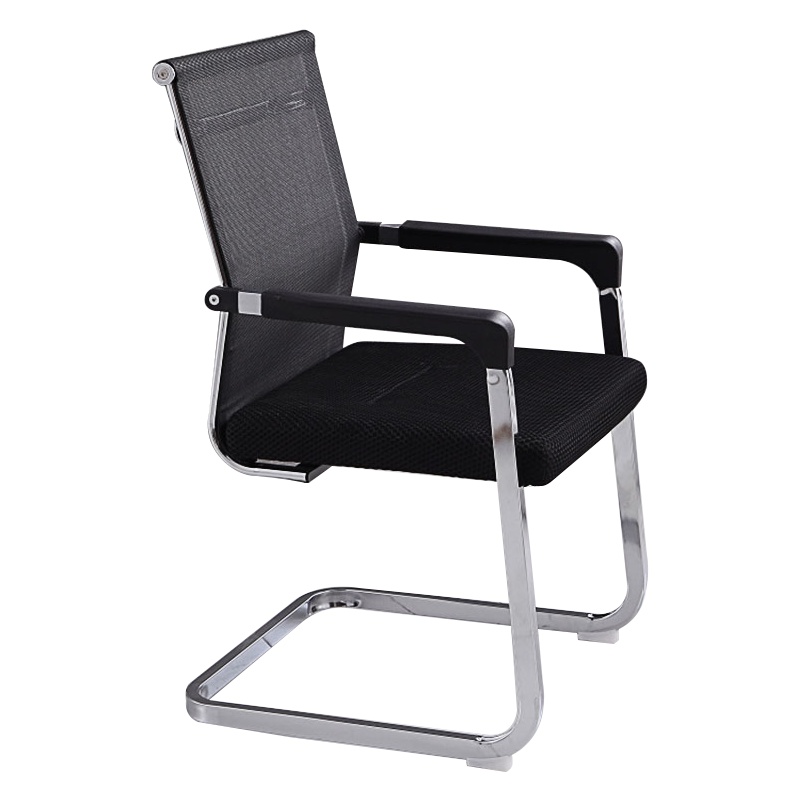 创世人 高背方管弓形电脑椅家用办公椅职员椅会议椅网布电竞椅宿舍椅子主播椅多色可选