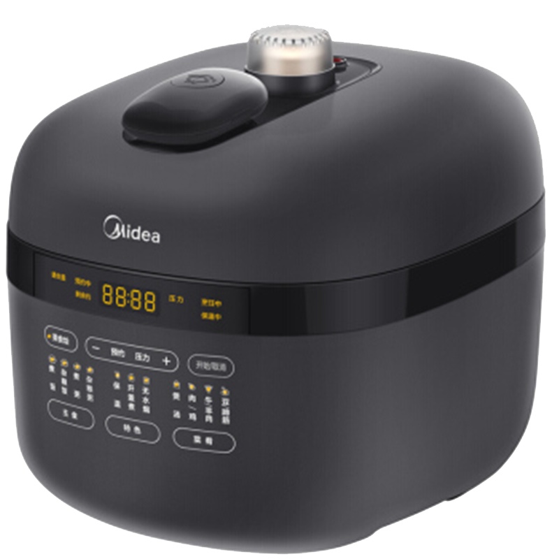 美的智能电压力锅压力烹饪机 滑动开盖电压力煲 精控火候电高压锅MY-YL50Easy506